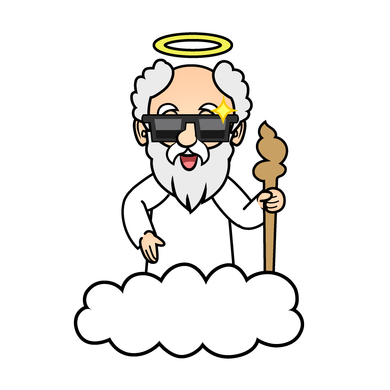 Javascript God Cartoon God Reimagined – PASSION, PURPOSE & POOPYHEADS